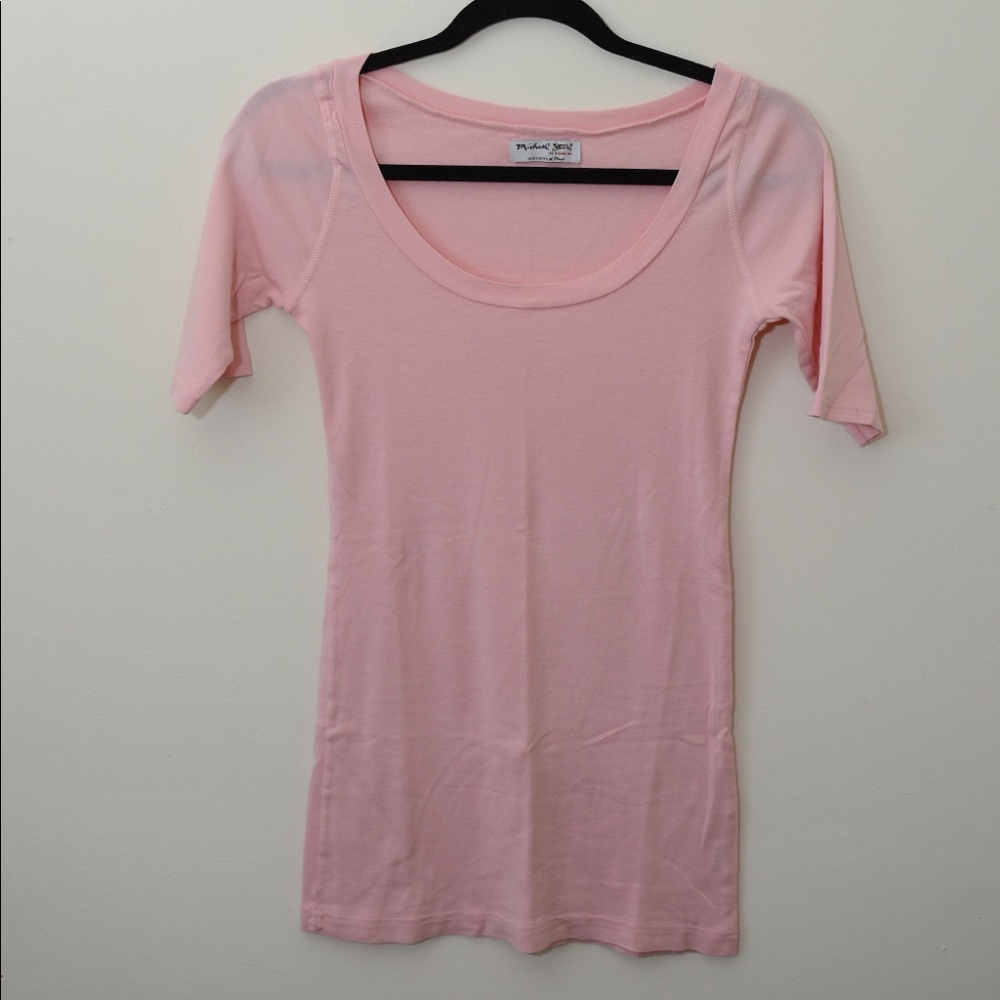 Michael Stars Bubblegum Pink Shirt